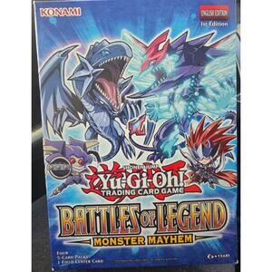 Yu-Gi-Oh! TCG:Battles Of Legend: Monster Mayhem Tuck Box 1st Edition/ Sealed/New